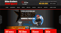 Desktop Screenshot of dilloncycles.com
